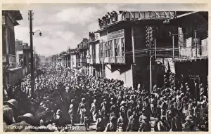 Surrendered Prints: Ottoman Turkish Prisoners, Baghdad, Iraq - WWI