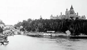 Locks Collection: Ottowa Government Buildings and the Rideau Canal Locks