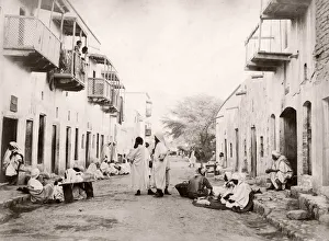 Ouled Nail street, Biskra Algeria, c. 1890 s