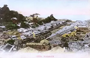 Nagasaki Prints: Oura Bund and Hamano-machi Waterway - Nagasaki, Japan