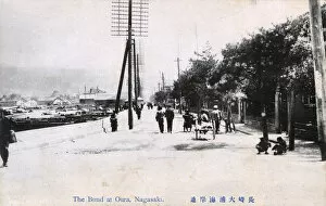 Consulate Collection: Oura Bund - Waterfront opposite the English Consul, Nagasaki