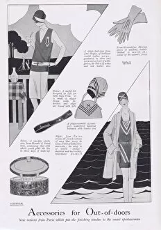 Images Dated 8th July 2014: Outdoor Fashion Accessories 1927