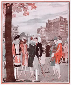 Stole Prints: Outdoor wear for women. Date: 1926