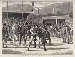 Grasmere Prints: Outdoor Wrestling