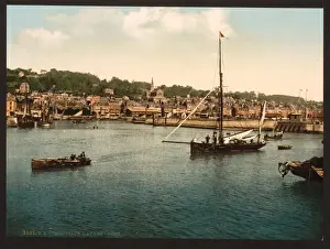 Trouville Prints: The outer port, Trouville, France