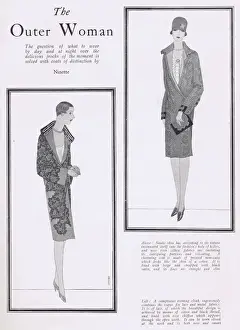Distinction Prints: The Outer Woman : Ninette fashions, 1927