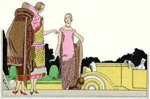 Lelong Prints: Three outfits by Lucien Lelong and Philippe et Gaston