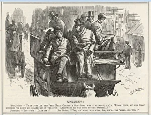 Outside on a Horse Bus