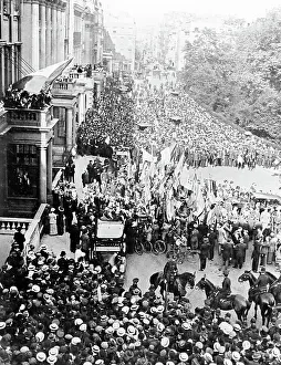 Embassy Prints: Outside the Italian Embassy, London during WW1