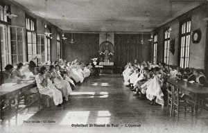 Vincent Prints: Ouvroir at St Vincent de Paul Orphanage, Le Havre