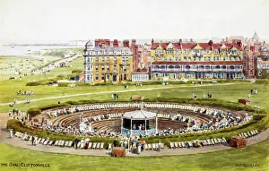 Deckchairs Prints: The Oval, Cliftonville, Margate, Kent