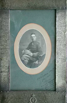 Athens Collection: Oval portrait of Lieutenant Colonel C V Bulstrode