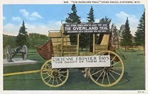 Images Dated 7th July 2016: Overland Trail stagecoach, Cheyenne, Wyoming, USA