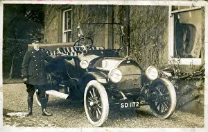 Automobile Prints: Overland Vintage Automobile - Car