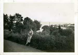 Overlooking Prints: Overlooking the Bay, Coverack, Cornwall