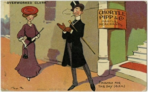 Dapper Collection: Overworked Clerk - Finished for the Day (4pm)
