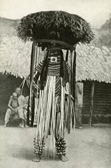 Nigerian Gallery: Ovra dancer, Ebo tribe, Benin, Nigeria, West Africa