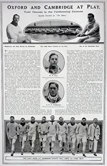 Wedderburn Prints: Oxford and Cambridge rowers