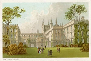 England Collection: Oxford / New College / 1860