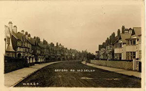 Images Dated 26th March 2020: Oxford Road, Moseley, Birmingham, SparkhillStaffordshire, England. Date: 1909