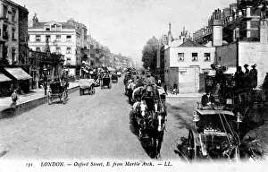 Oxford Street from Marble Arch, Central London