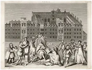 Founders Prints: OXFORD UNI COLLEGE 1735