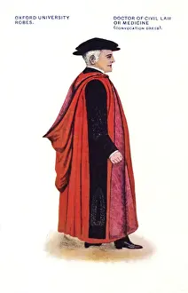 Oxford University robes: Doctor of Music (full dress)