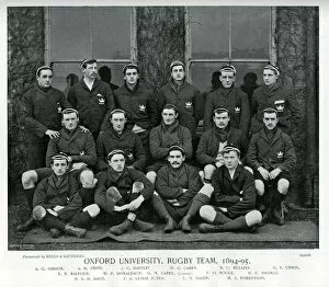 Hartley Gallery: Oxford University Rugby Team, 1894-95