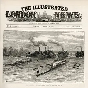 Begins Prints: Oxford V Cambridge 1882