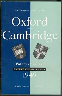 Boating Collection: Oxford V Cambridge 1949