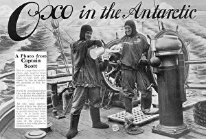 Polar Gallery: Oxo in the Antarctic - Captain Scott polar expedition
