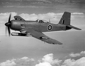 P G Lawrence flying Blackburn B-46 Firebrand TF4 EK660