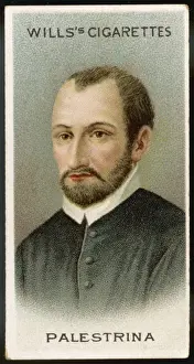 1526 Prints: P Palestrina / Cig Card