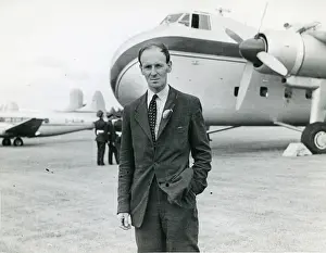 Radlett Prints: P. R. Hornage, Bristol test pilot - 1947 RAeS Garden Party