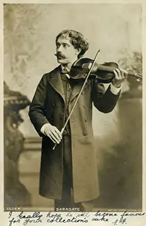 Sarasate Prints: Pablo Sarasate - Spanish violinist