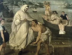 Sevilla Prints: PACHECO, Francisco (1564-1654). Saint Peter Nolasco