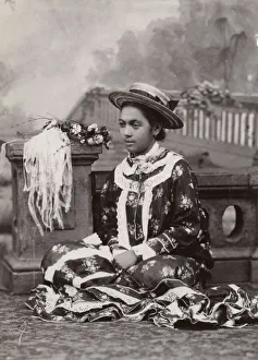 Pacific Islands, Oceania: portrait of a young woman