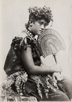 Pacific Islands, Oceania: portrait of a young woman