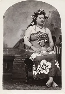Pacific Islands, Oceania: portrait of a young woman