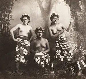 Pacific Islands, Oceania: portrait of young woman