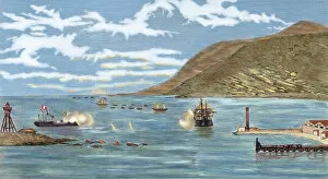 Ironclad Gallery: The Pacific War. Battle of Iquique. The Chilean corvette Es