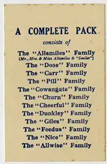 Pack details, Cow & Gate Happy Family Game