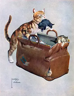Packing Prints: Pack up your troubles! by Lawson Wood