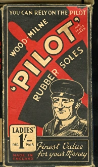 Images Dated 11th August 2017: Packaging, Wood-Milne Pilot Rubber Soles