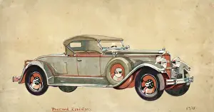 Packard Prints: Packard Roadster, 1928 by David Wright