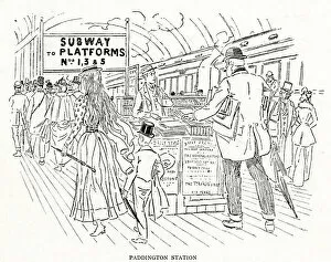 Paddington Station - London 1890