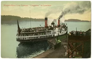 Paddle steamer Chippewa at Lewiston, Ontario, Canada