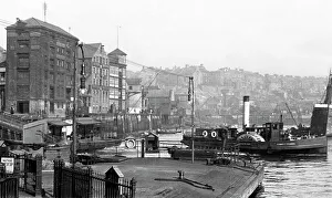 Paddle steamer ferry, North Shields early 1900's