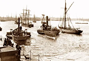 Paddle steamer, Greenwich Pier, River Thames, London