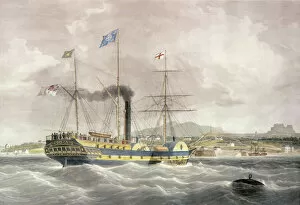 Aquatint Gallery: Paddle Steamer Leith 1837